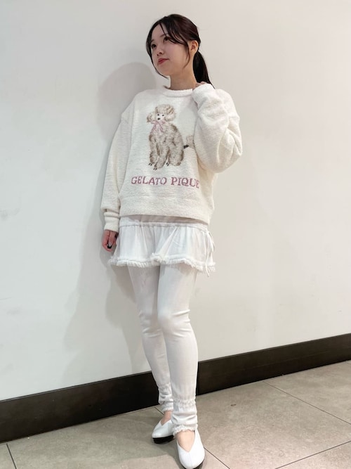 セール】針抜きフリルレギンス（その他ルームウェア）｜gelato pique