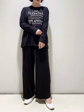 「アイテム（ルームウェア）」を使った、gelato piqueさん（レディース・155cm）の秋コーディネート