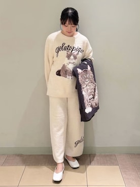 「アイテム（インテリア）」を使った、gelato piqueさん（レディース・158cm）の秋コーディネート