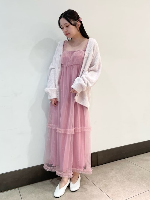 フリルロゴカーディガン（ルームウェア/パジャマ）｜gelato pique