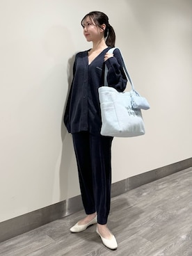 「アイテム（ポーチ）」を使った、gelato piqueさん（レディース・158cm）の春コーディネート