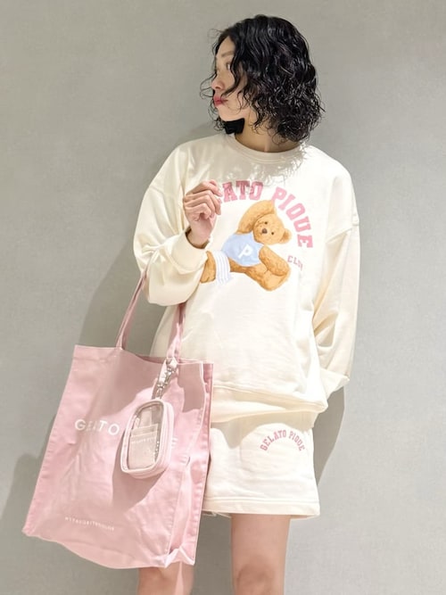 BTS　トートバッグ　gelato pique　ジェラピケ　ピンク　ジェラート 7/3・7/11予約発売｜BTS × Gelato Pique loves collection｜抽選