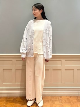 「アイテム（ルームウェア/パジャマ）」を使った、gelato piqueさん（レディース・161cm）の秋コーディネート