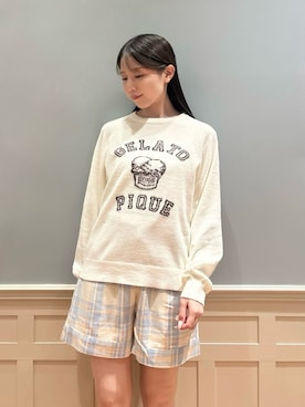 「アイテム（ルームウェア）」を使った、gelato piqueさん（レディース・161cm）の秋コーディネート