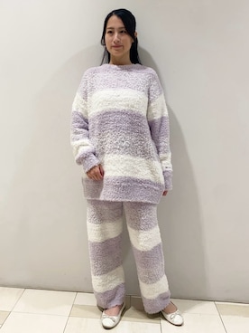 「アイテム（ルームウェア/パジャマ）」を使った、gelato piqueさん（レディース・150cm）の冬コーディネート