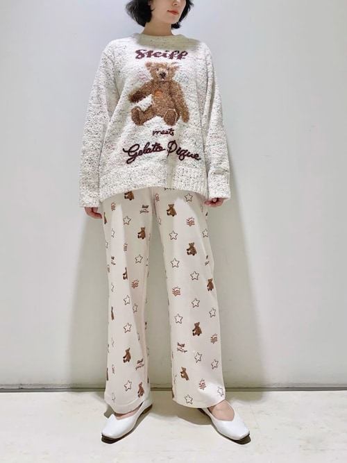 セール】【Steiff】総柄ロングパンツ（ルームウェア/パジャマ