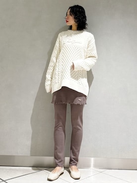 「アイテム（その他ルームウェア）」を使った、gelato piqueさん（レディース・168cm）の秋コーディネート