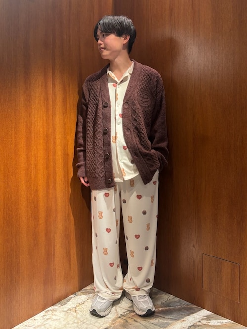 HOMME】総柄シャツ（ルームウェア/パジャマ）｜gelato pique