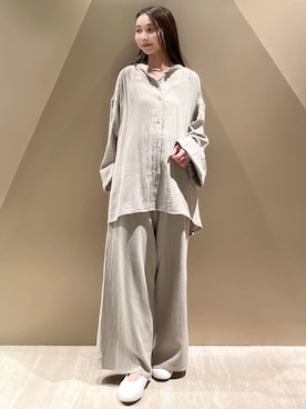 「アイテム（ルームウェア、グリーン系）」を使った、gelato piqueさん（レディース・150cm）の夏コーディネート
