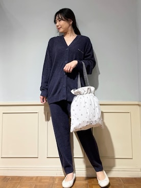 「アイテム（ルームウェア）」を使った、gelato piqueさん（レディース・158cm）の春コーディネート