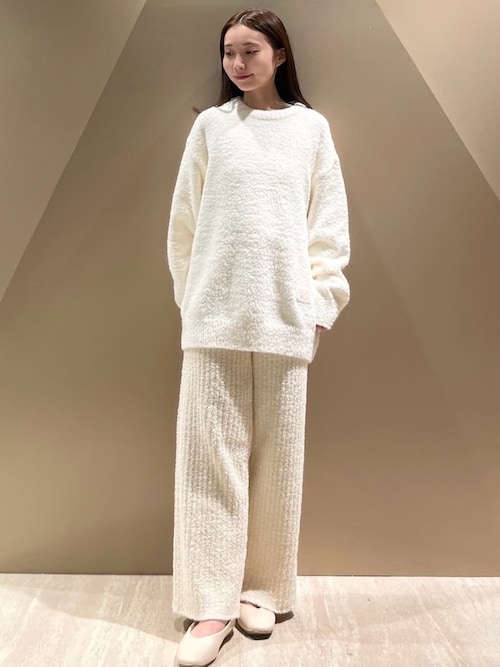 カラフルパウダープルオーバー＆ベビモコリブロングパンツセット