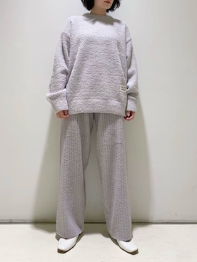 「アイテム（ルームウェア/パジャマ）」を使った、gelato piqueさん（レディース・155cm）の冬コーディネート