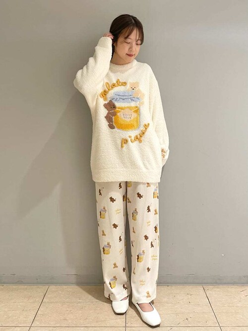 ベビモコはちみつベアジャガードプルオーバー（ルームウェア