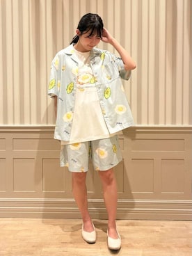 「アイテム（ルームウェア/パジャマ）」を使った、gelato piqueさん（レディース・160cm）の夏コーディネート