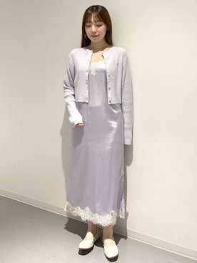 「アイテム（ルームウェア/パジャマ、パープル系）」を使った、gelato piqueさん（レディース・164cm）の夏コーディネート
