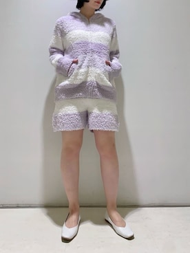 「アイテム（ルームウェア/パジャマ）」を使った、gelato piqueさん（レディース・155cm）の冬コーディネート