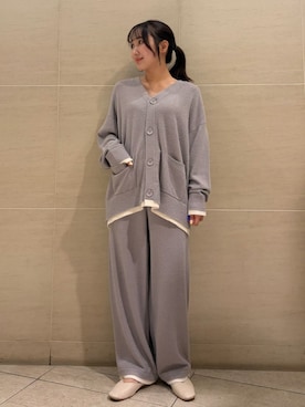 「アイテム（ルームウェア）」を使った、gelato piqueさん（レディース・158cm）の秋コーディネート