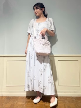 「アイテム（ヘアアクセサリー、パープル系）」を使った、gelato piqueさん（レディース・158cm）の夏コーディネート