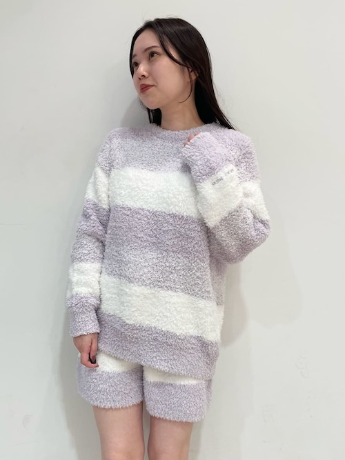 セール】ジェラート3ボーダープルオーバー（ルームウェア/パジャマ