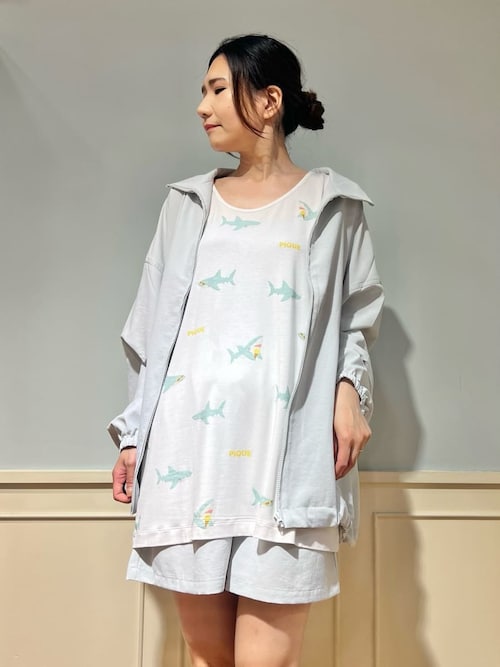 新品タグ付】ジェラートピケ ルームウェア ロングワンピース 花