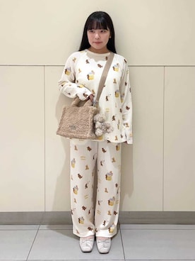 「アイテム（ルームウェア）」を使った、gelato piqueさん（レディース・155cm）の夏コーディネート