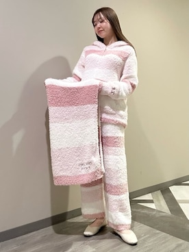 「アイテム（ブランケット）」を使った、gelato piqueさん（レディース・158cm）の冬コーディネート