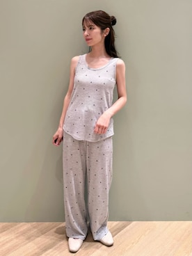 「アイテム（ルームウェア）」を使った、gelato piqueさん（レディース・156cm）の夏コーディネート
