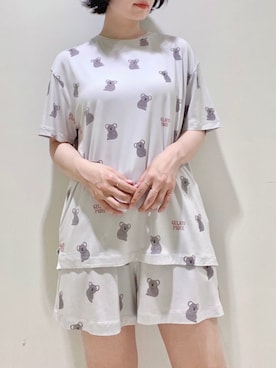 「アイテム（ルームウェア）」を使った、gelato piqueさん（レディース・155cm）の夏コーディネート