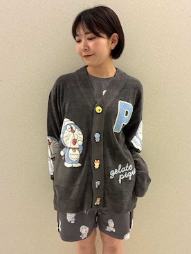 「アイテム（ルームウェア）」を使った、gelato piqueさん（レディース・153cm）の夏コーディネート