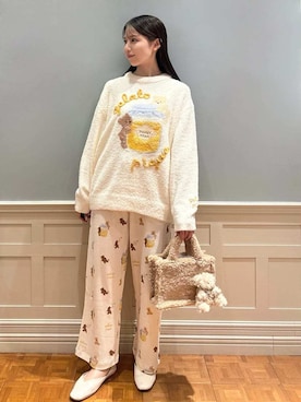 「アイテム（ルームウェア/パジャマ）」を使った、gelato piqueさん（レディース・161cm）の夏コーディネート