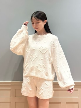 「アイテム（ルームウェア/パジャマ）」を使った、gelato piqueさん（レディース・161cm）の秋コーディネート