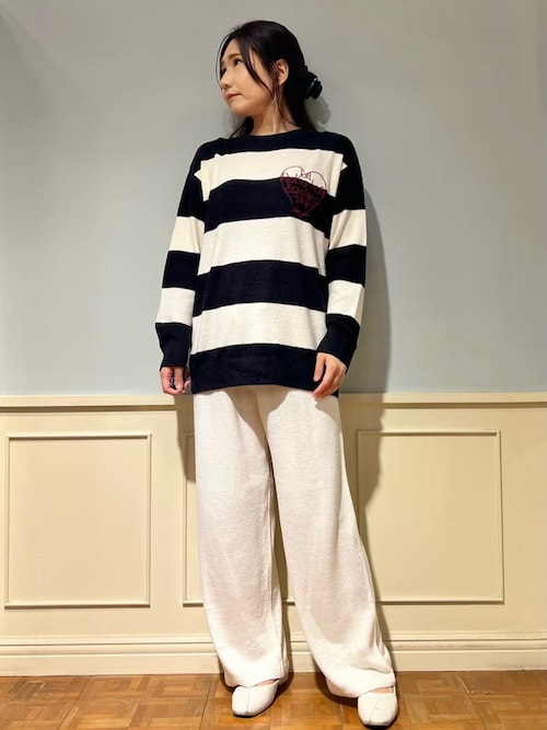 JOEL ROBUCHON】スムーズィーシルクプルオーバー（ルームウェア