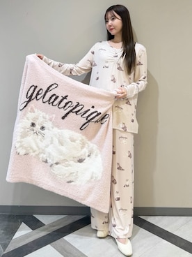 「アイテム（インテリア）」を使った、gelato piqueさん（レディース・158cm）の秋コーディネート