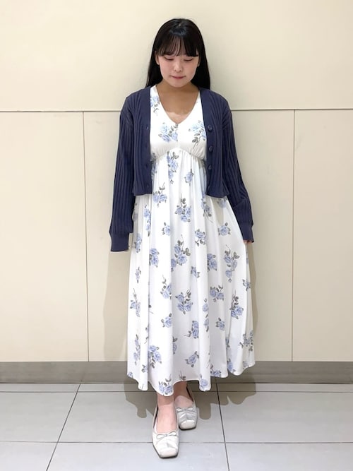 セール】中花柄カップインワンピース（ルームワンピース