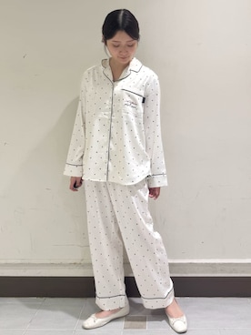 「アイテム（ルームウェア/パジャマ）」を使った、gelato piqueさん（レディース・160cm）の秋コーディネート