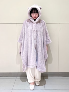 「アイテム（ルームウェア/パジャマ）」を使った、gelato piqueさん（レディース・155cm）の秋コーディネート