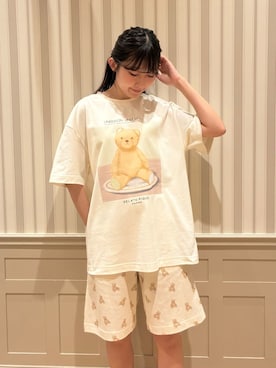 「アイテム（ルームウェア）」を使った、gelato piqueさん（レディース・160cm）の夏コーディネート