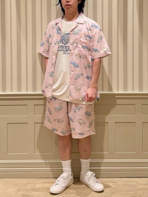 HOMME】【接触冷感】スタービークルワンポイントTシャツ（ルームウェア