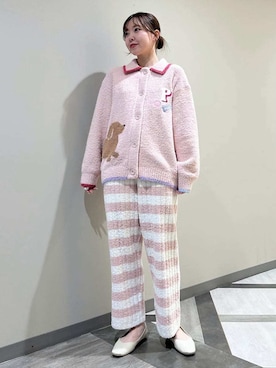 「アイテム（ルームウェア/パジャマ）」を使った、gelato piqueさん（レディース・158cm）の冬コーディネート