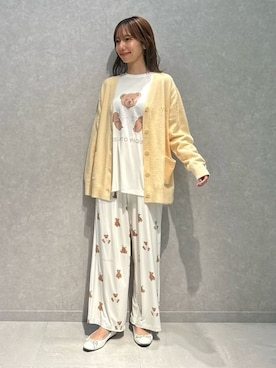 「アイテム（ルームウェア/パジャマ）」を使った、gelato piqueさん（レディース・156cm）の冬コーディネート