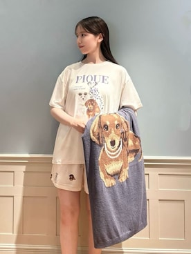 「アイテム（インテリア）」を使った、gelato piqueさん（レディース・161cm）の春コーディネート