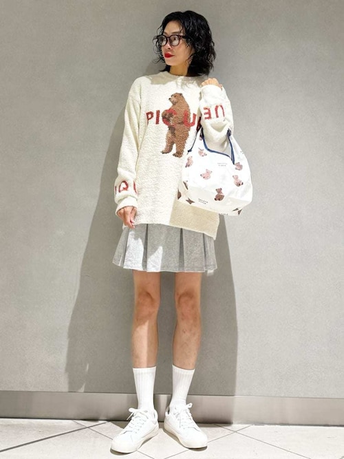 セール】【HOMME】パウダーフォレストベアジャガードプルオーバー