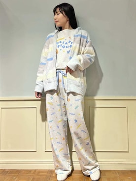 「アイテム（ルームウェア/パジャマ）」を使った、gelato piqueさん（レディース・158cm）の秋コーディネート
