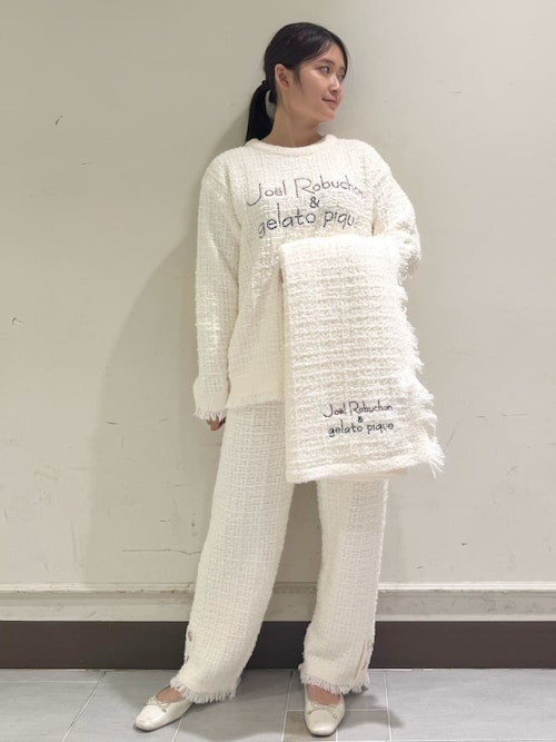 セール】【JOEL ROBUCHON】ツイードモコブランケット（ブランケット