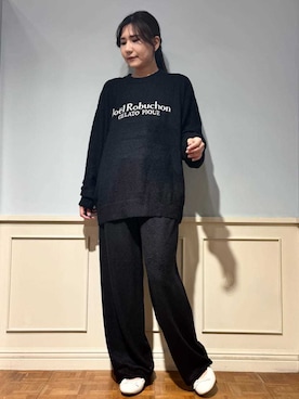 「アイテム（ルームウェア、ブラック系）」を使った、gelato piqueさん（レディース・158cm）の秋コーディネート