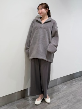 「アイテム（ルームウェア）」を使った、gelato piqueさん（レディース・158cm）の秋コーディネート