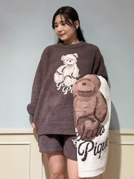 「アイテム（ブランケット）」を使った、gelato piqueさん（レディース・158cm）の秋コーディネート