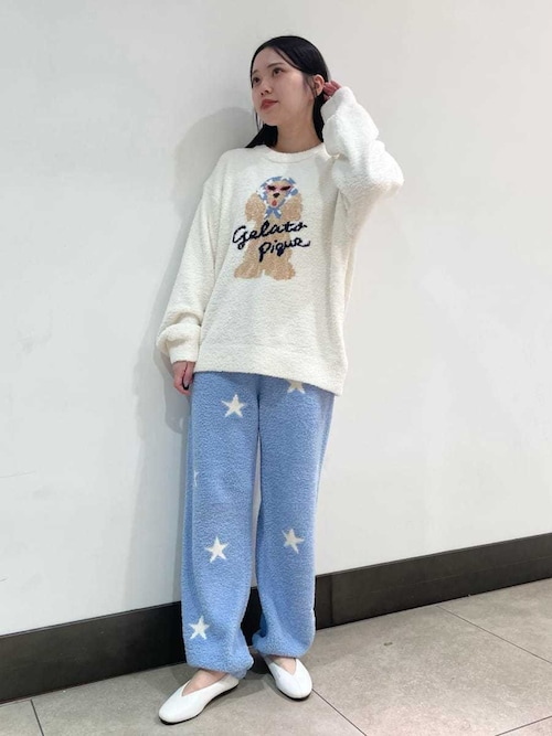 3柄ジャガードロングパンツ（ルームウェア/パジャマ）｜gelato pique