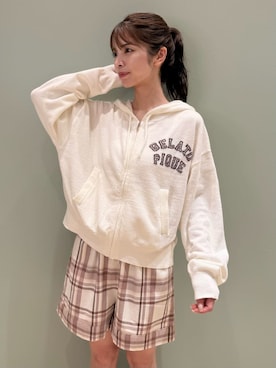 「アイテム（ルームウェア/パジャマ）」を使った、gelato piqueさん（レディース・156cm）の秋コーディネート