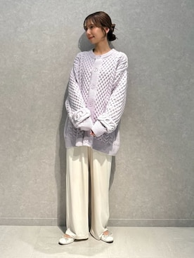 「アイテム（ルームウェア）」を使った、gelato piqueさん（レディース・156cm）の秋コーディネート